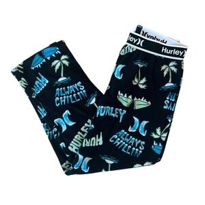 Hurley Kids Pajamas - Black and Blue